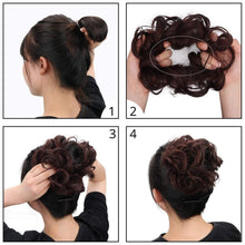 Load image into Gallery viewer, Curly Synthetic Messy Hair Bun Hair Scrunchies Extension
