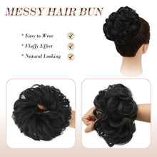 Load image into Gallery viewer, Large Full Messy Hair Bun Hair Pieces 1.94oz
