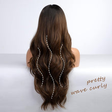 Load image into Gallery viewer, Brown Lace Front Wig Loose Wave Curly

