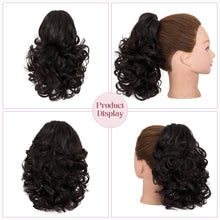 Load image into Gallery viewer, 12” Short Curly Claw Ponytail Extension Clip In On Hairpiece
