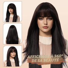Load image into Gallery viewer, Heat-resistant straight synthetic wig Canada
