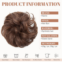 Load image into Gallery viewer, Synthetic Messy Bun Hair Piece for Women
