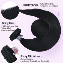 Load image into Gallery viewer, Remy Human Hair Clip-in Hair Extensions
