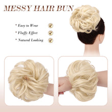 Load image into Gallery viewer, Large Full Messy Hair Bun Hair Pieces 1.94oz
