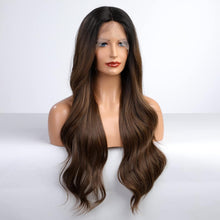 Load image into Gallery viewer, Brown Lace Front Wig Loose Wave Curly
