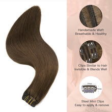 Load image into Gallery viewer, Silky Straight Clip in Remy Hair Extensions for Women

