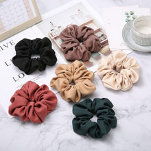 Load image into Gallery viewer, Silk Hair Ties Scrunchies Gift Set -6 Pack
