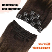Load image into Gallery viewer, Silky Straight Clip in Remy Hair Extensions for Women
