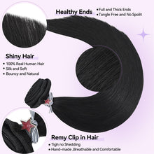 Load image into Gallery viewer, Remy Human Hair Clip-in Hair Extensions
