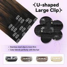 Load image into Gallery viewer, Remy Human Hair Clip-in Hair Extensions
