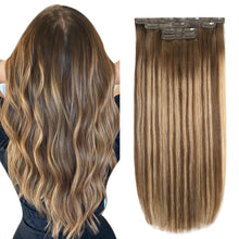 Load image into Gallery viewer, Silky Straight Clip in Remy Hair Extensions for Women
