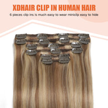 Load image into Gallery viewer, Silky Straight Clip in Remy Hair Extensions for Women
