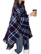 Load image into Gallery viewer, Open Front Poncho Cape Shawl Outwear
