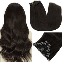 Load image into Gallery viewer, Balayage Clip in Human Hair Extensions Real Human Hair hair extension Wig Store
