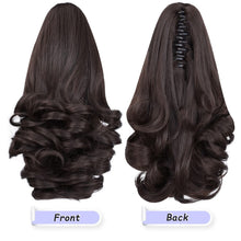 Load image into Gallery viewer, Straight Natural Looking ponytail extension, claw clip
