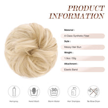 Load image into Gallery viewer, Large Full Messy Hair Bun Hair Pieces 1.94oz
