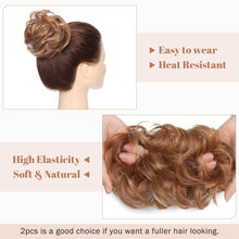 Load image into Gallery viewer, Synthetic Messy Bun Hair Piece for Women
