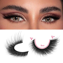 Load image into Gallery viewer, Mink Lashes DD Curl Russian Strip Lashes
