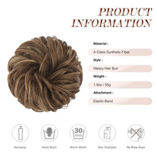 Load image into Gallery viewer, Large Full Messy Hair Bun Hair Pieces 1.94oz
