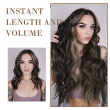 Load image into Gallery viewer, Synthetic 4PCS Clip in Hair Extensions
