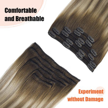 Load image into Gallery viewer, Silky Straight Clip in Remy Hair Extensions for Women
