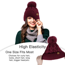 Load image into Gallery viewer, Fleece Knitted Winter Hat
