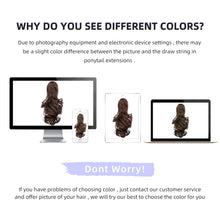Load image into Gallery viewer, Straight Natural Looking ponytail extension, claw clip
