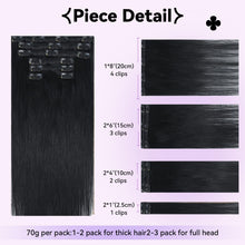 Load image into Gallery viewer, Remy Human Hair Clip-in Hair Extensions
