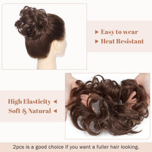 Load image into Gallery viewer, Synthetic Messy Bun Hair Piece for Women
