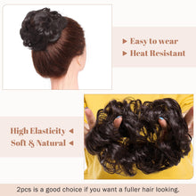 Load image into Gallery viewer, Synthetic Messy Bun Hair Piece for Women
