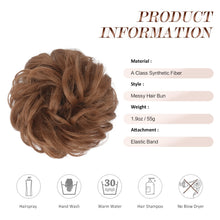 Load image into Gallery viewer, Large Full Messy Hair Bun Hair Pieces 1.94oz
