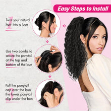 Load image into Gallery viewer, Long Kinky Curly Ponytail Extension for Women 18Inch
