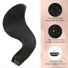 Load image into Gallery viewer, Silky Straight Clip in Remy Hair Extensions for Women
