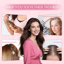 Load image into Gallery viewer, Women's Human Hair Topper Large Base Clip-In Straight Hairpiece
