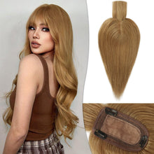 Load image into Gallery viewer, Human Hair Topper Crown Topper Hair Piece for Women 6X9 cm Base
