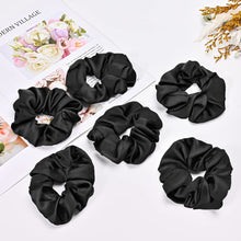 Load image into Gallery viewer, Silk Hair Ties Scrunchies Gift Set -6 Pack
