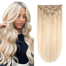 Load image into Gallery viewer, Silky Straight Clip in Remy Hair Extensions for Women
