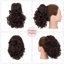 Load image into Gallery viewer, 12” Short Curly Claw Ponytail Extension Clip In On Hairpiece
