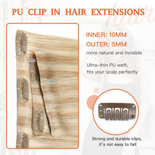 Load image into Gallery viewer, Silky Straight Clip in Remy Hair Extensions for Women
