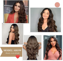 Load image into Gallery viewer, Brown Lace Front Wig Loose Wave Curly
