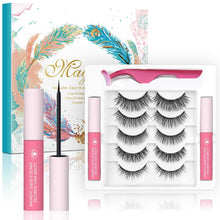 Load image into Gallery viewer, Waterproof 3D Magnetic Eyelashes with Eyeliner Wig Store
