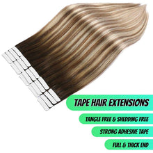 Load image into Gallery viewer, Tape in Hair Extensions Human Hair - 20 Pcs 50 Grams Wig Store
