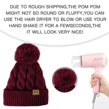 Load image into Gallery viewer, Fleece Knitted Winter Hat
