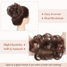 Load image into Gallery viewer, Synthetic Messy Bun Hair Piece for Women
