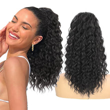 Load image into Gallery viewer, Long Kinky Curly Ponytail Extension for Women 18Inch
