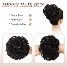 Load image into Gallery viewer, Large Full Messy Hair Bun Hair Pieces 1.94oz
