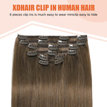 Load image into Gallery viewer, Silky Straight Clip in Remy Hair Extensions for Women
