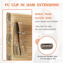 Load image into Gallery viewer, Silky Straight Clip in Remy Hair Extensions for Women
