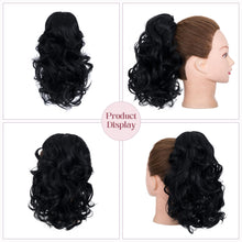 Load image into Gallery viewer, 12” Short Curly Claw Ponytail Extension Clip In On Hairpiece
