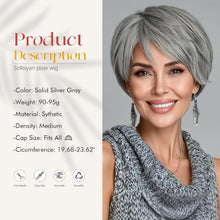 Load image into Gallery viewer, Pixie Cut Wig With Bangs Layered Short Synthetic Hair
